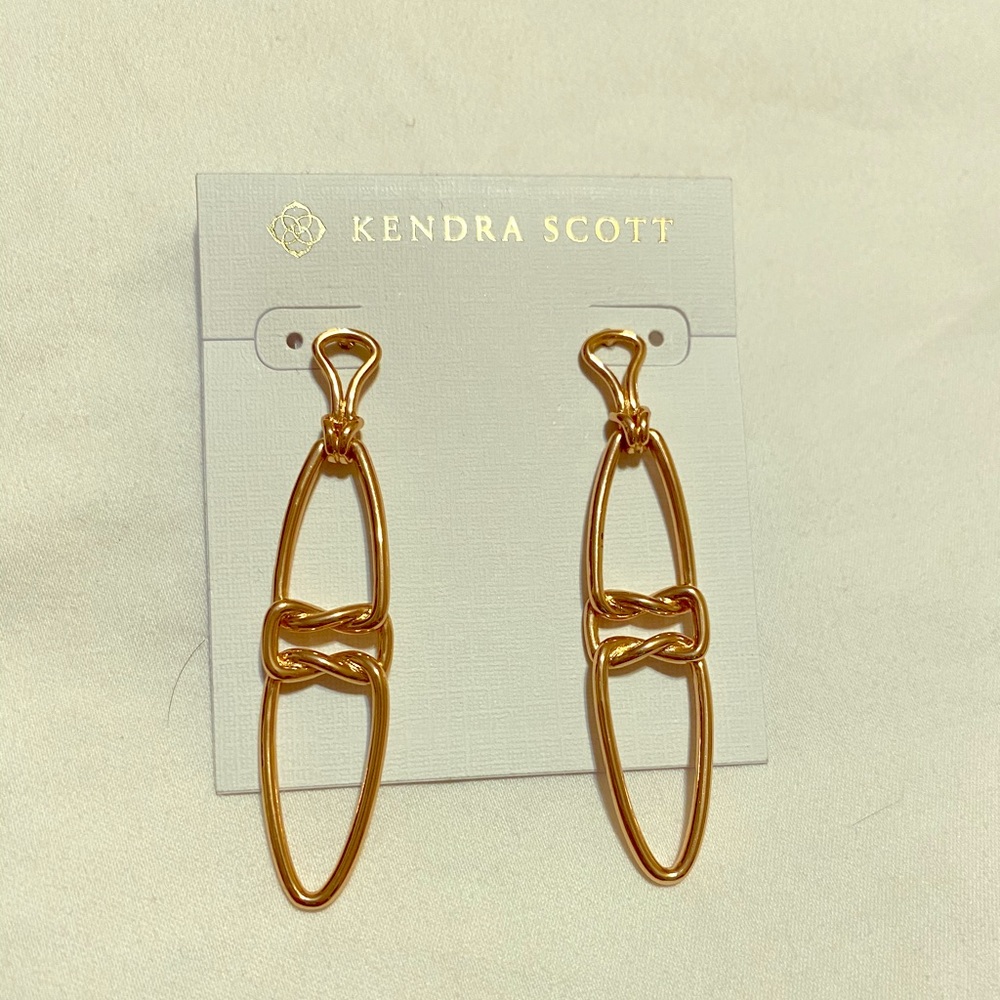 EUC Rose Gold Kendra Scott Earrings